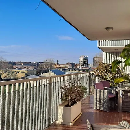 아파트 Sky Garden -terrazza & Private Garage -mm3 Brenta Fondazione Prada Porta Romana 밀라노